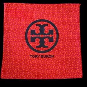 Tory Burch Coral, Pink and Black Logo Dust Cover